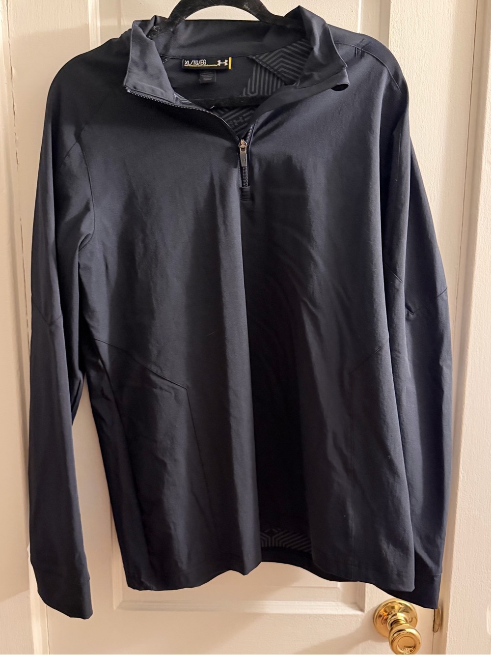 Under Armour Men’s ColdGear Infrared Black Quarter Zip Hoodie XL